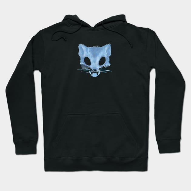 Cat of Ulthar - Ghost Hoodie by gofenris